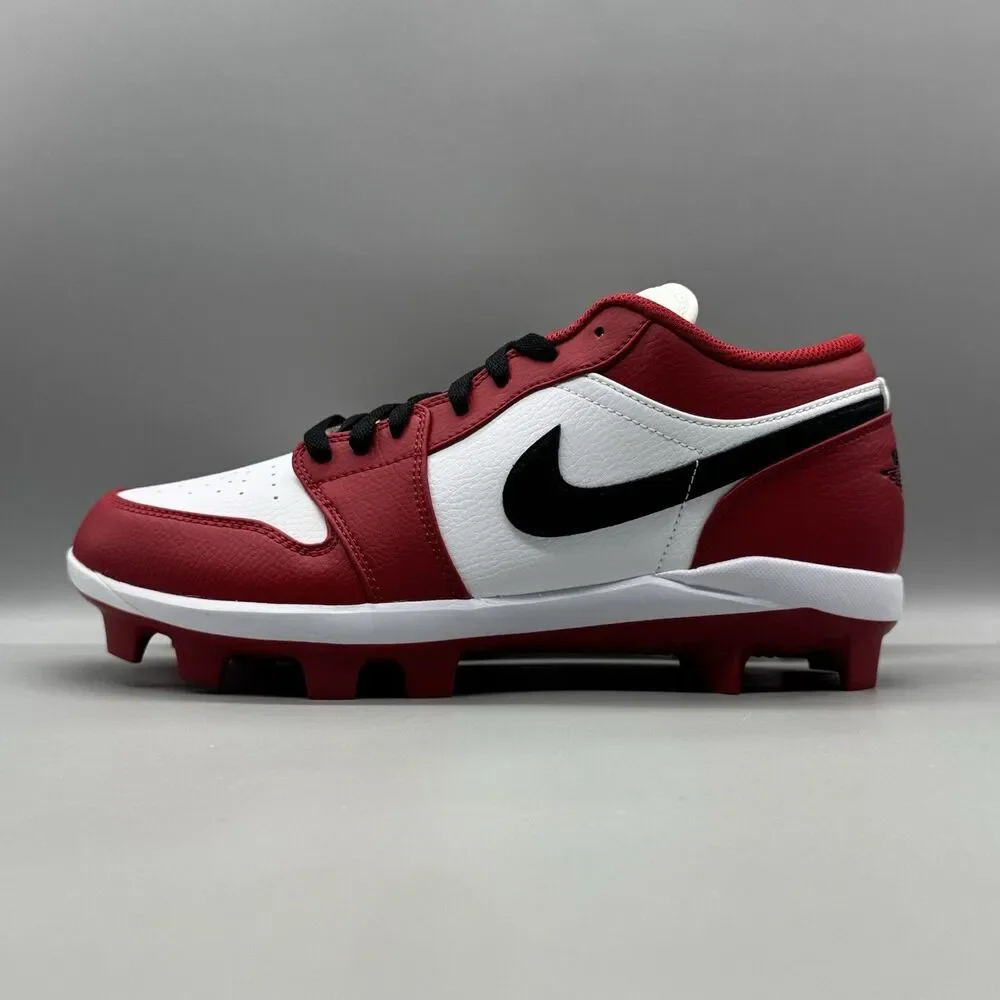 Nike Air Jordan 1 Retro MCS Low 'Chicago' Baseball Cleats CJ8524-611 Size 13